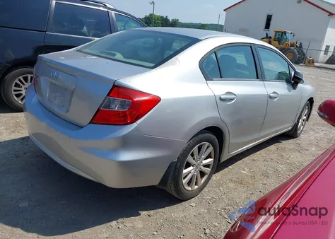 2012 Honda Civic Ex from USA, damaged, VIN 19XFB2F80CE351905